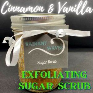 Cinnamon & Vanilla 8oz Exfoliating Sugar Scrub